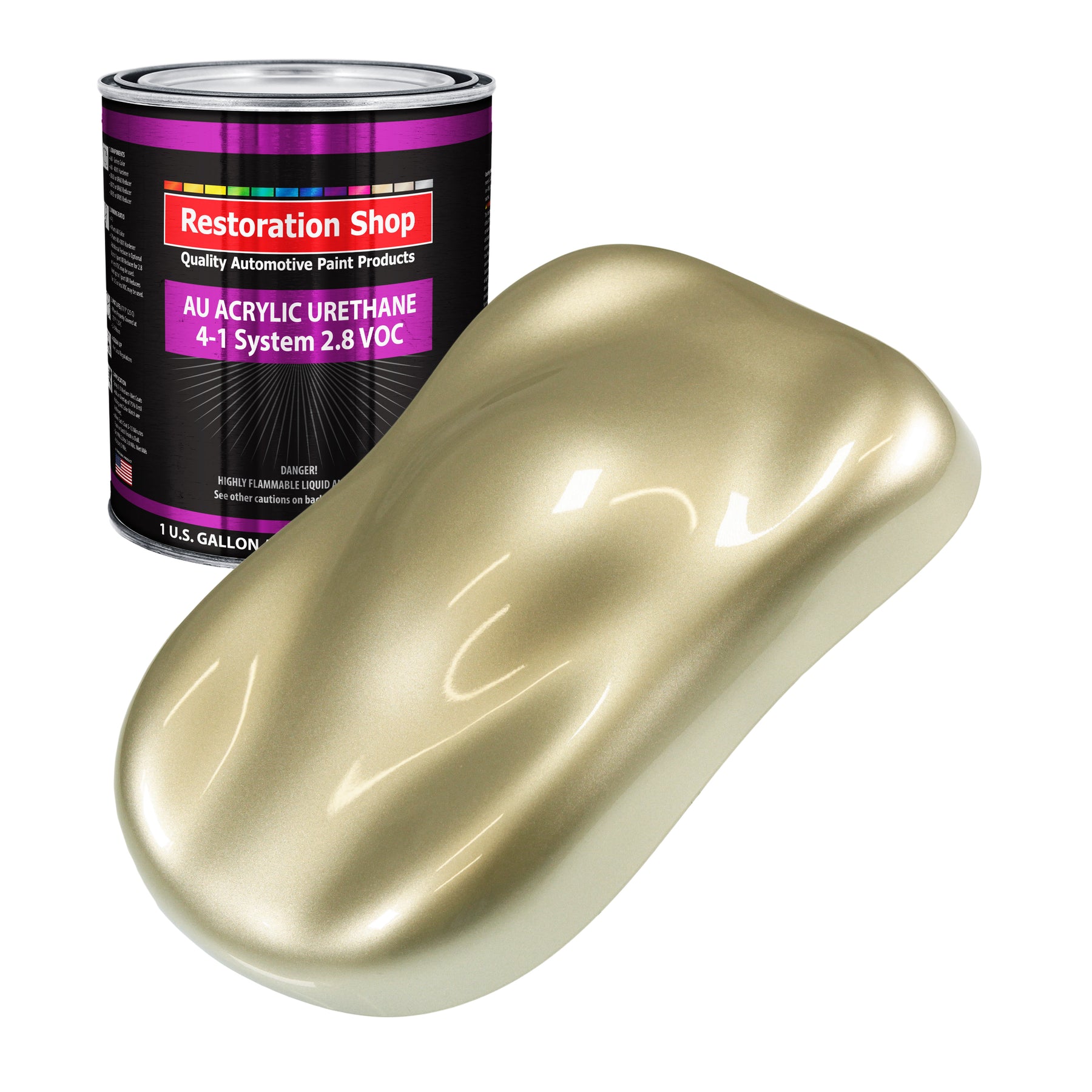 Antique Gold Metallic Acrylic Urethane 1-Gallon — TCP Global