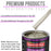 Gold Mist Metallic Acrylic Urethane Auto Paint - Complete Quart Paint Kit - Professional Single Stage Automotive Car Coating, 4:1 Mix Ratio 2.8 VOC