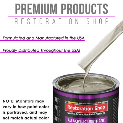 Gold Mist Metallic Acrylic Urethane Auto Paint - Quart Paint Color Only - Professional Single Stage High Gloss Automotive, Car, Truck Coating, 2.8 VOC
