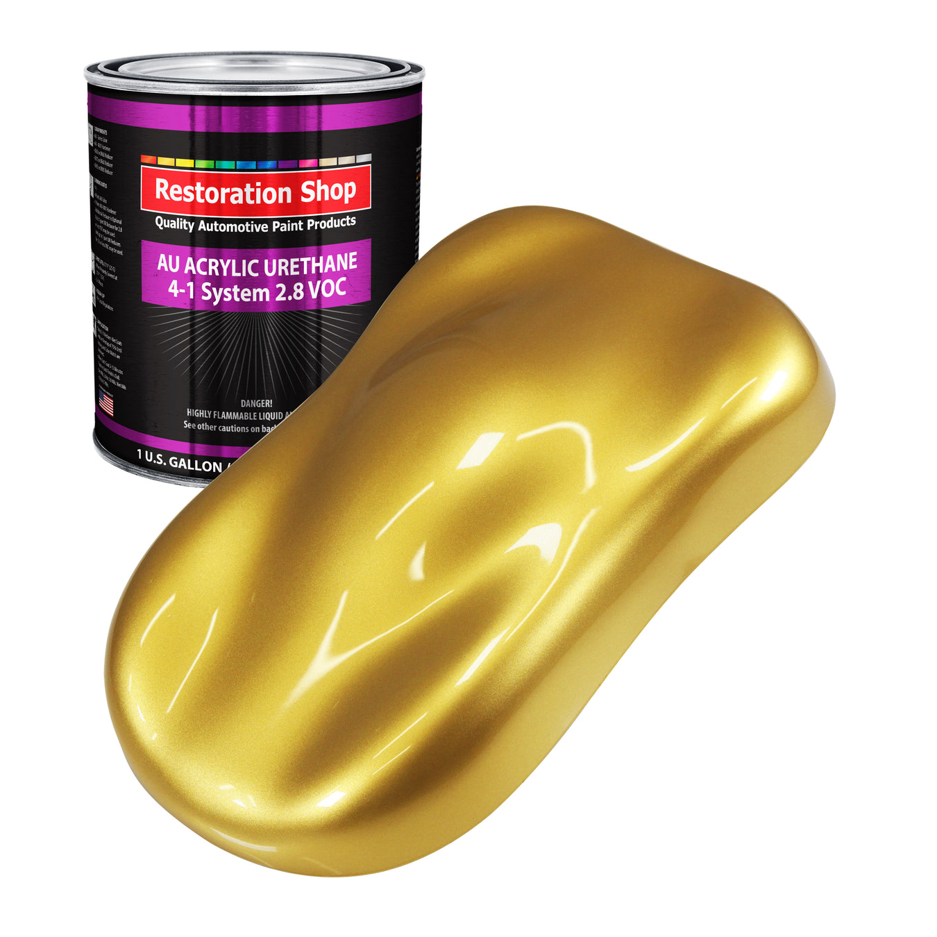 Acrylic Urethane Paint - Anniversary Gold Metallic