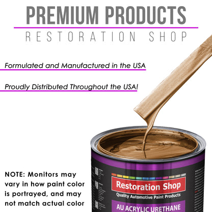 Ginger Metallic Acrylic Urethane Auto Paint - Gallon Paint Color Only - Professional Single Stage High Gloss Automotive, Car, Truck Coating, 2.8 VOC