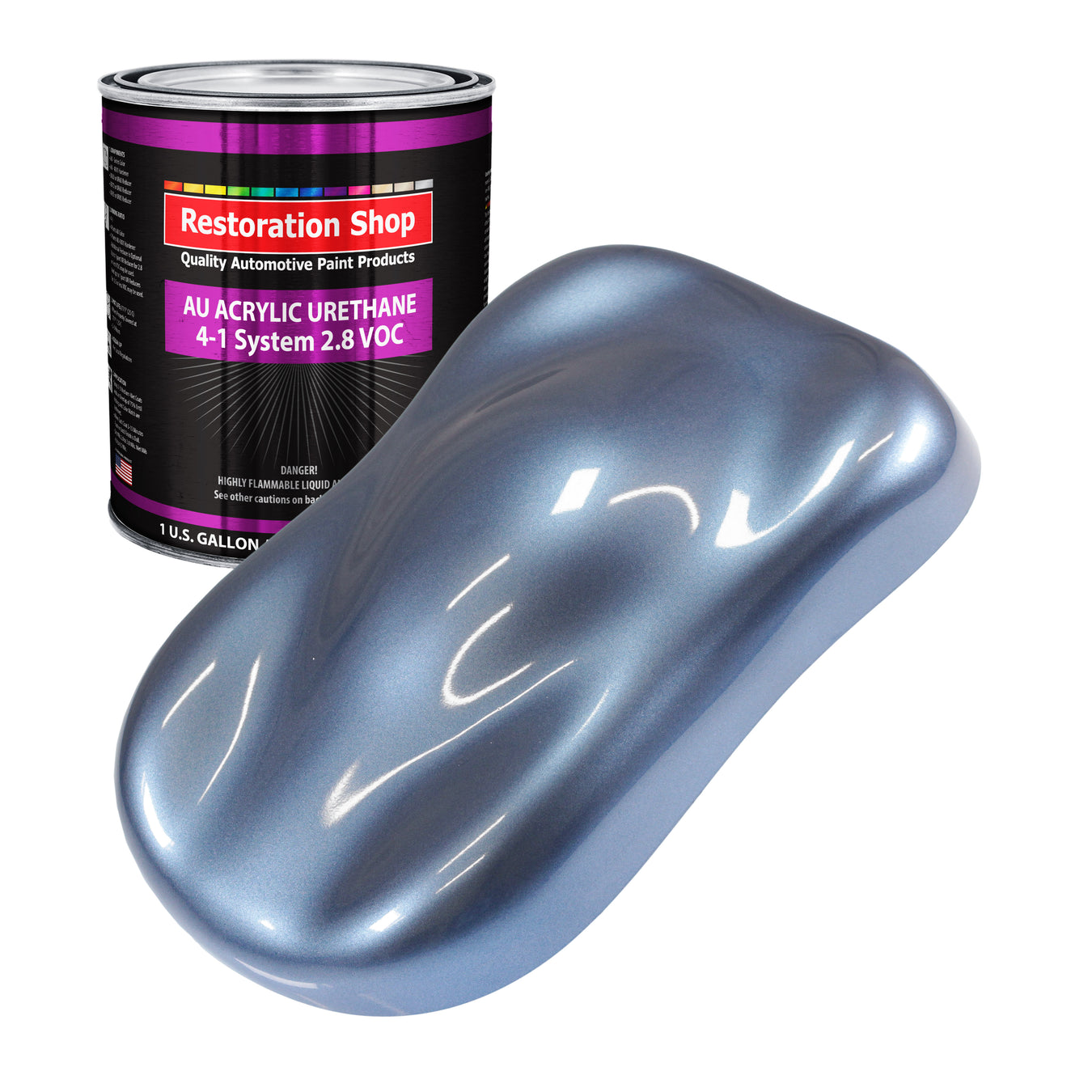 Acrylic Urethane Paint - Sonic Blue Metallic