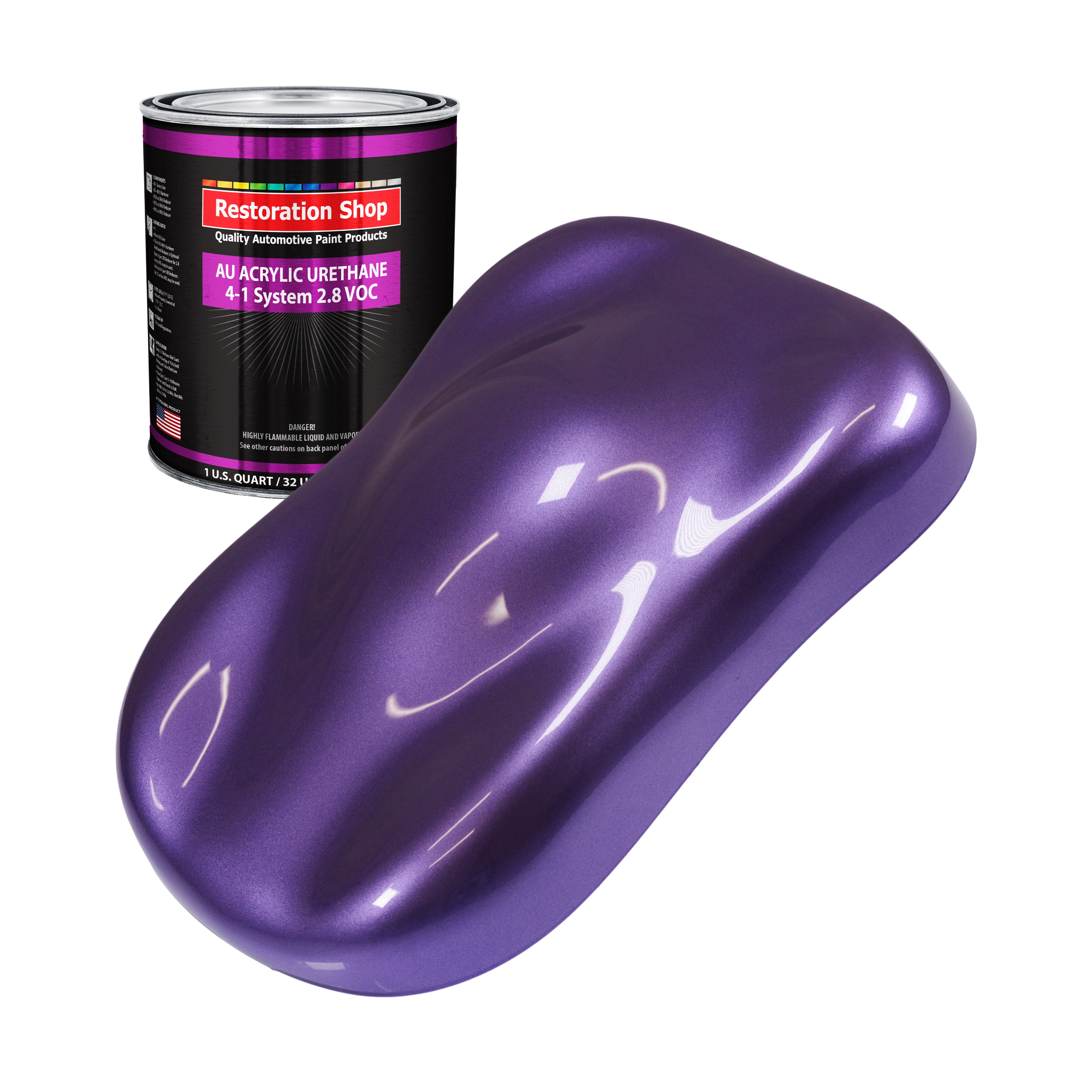 Plum Crazy Metallic Acrylic Urethane 1-Quart – TCP Global