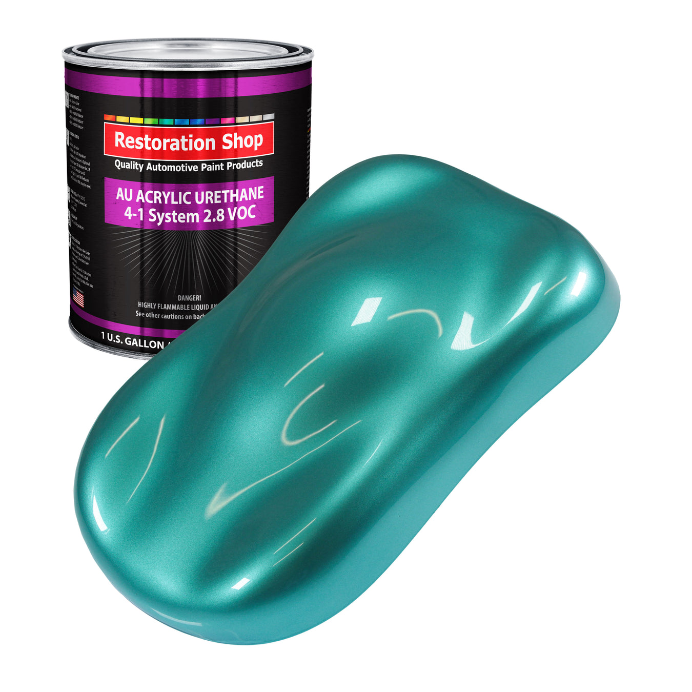 Acrylic Urethane Paint - Gulfstream Aqua Metallic