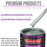Slate Green Metallic Acrylic Urethane Auto Paint - Gallon Paint Color Only - Professional Single Stage High Gloss Automotive Car Truck Coating 2.8 VOC