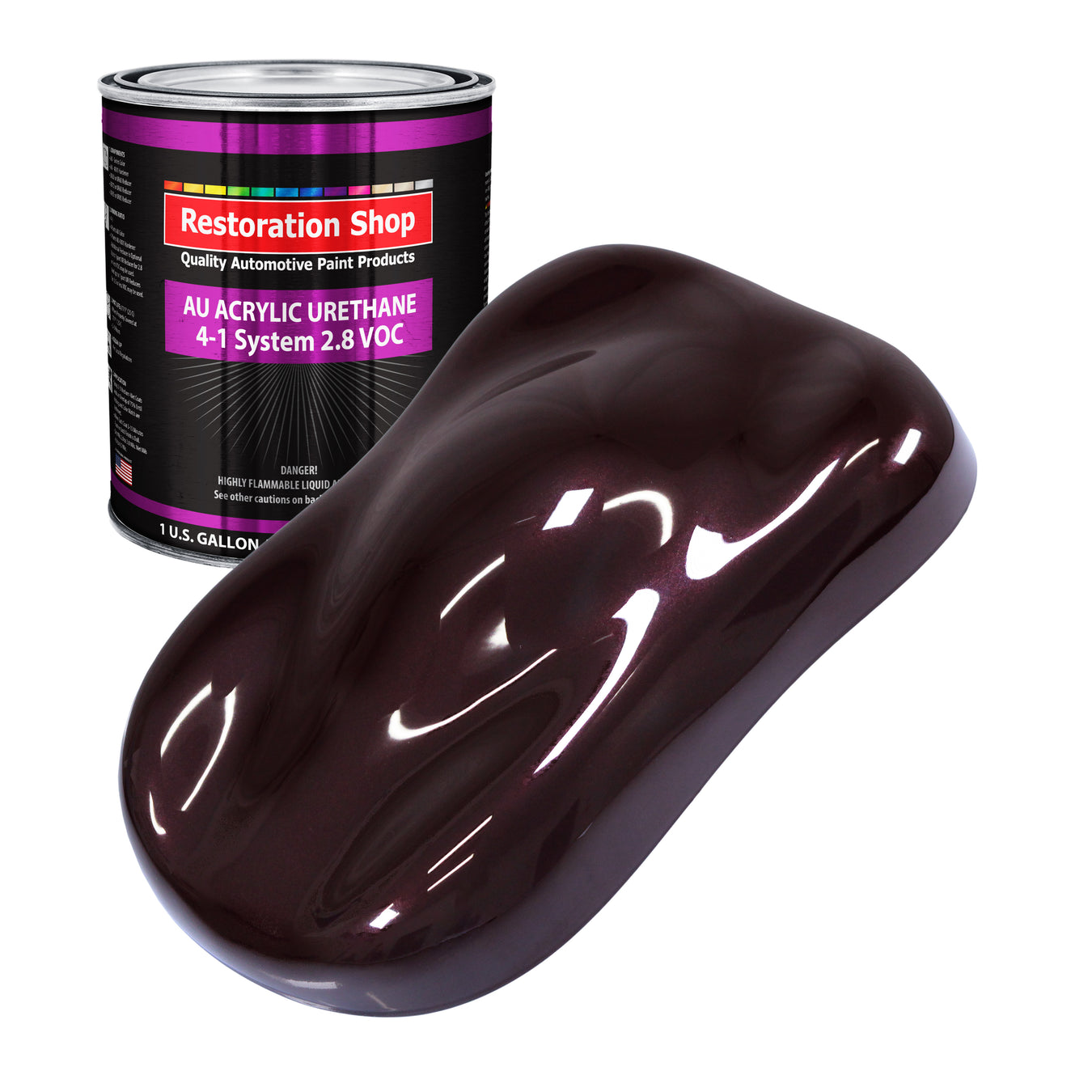 Acrylic Urethane Paint - Black Cherry Pearl