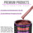 Candy Apple Red Metallic Acrylic Urethane Auto Paint (Complete Quart Paint Kit) Professional Single Stage Automotive Car Coating 4:1 Mix Ratio 2.8 VOC