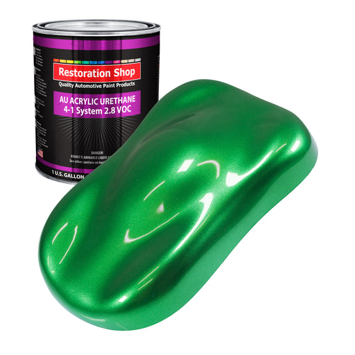 Firemist Green Acrylic Urethane Auto Paint - Gallon Paint Color Only - Professional Single Stage High Gloss Automotive, Car, Truck Coating, 2.8 VOC