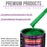 Firemist Green Acrylic Urethane Auto Paint - Complete Gallon Paint Kit - Professional Single Stage Automotive Car Truck Coating, 4:1 Mix Ratio 2.8 VOC