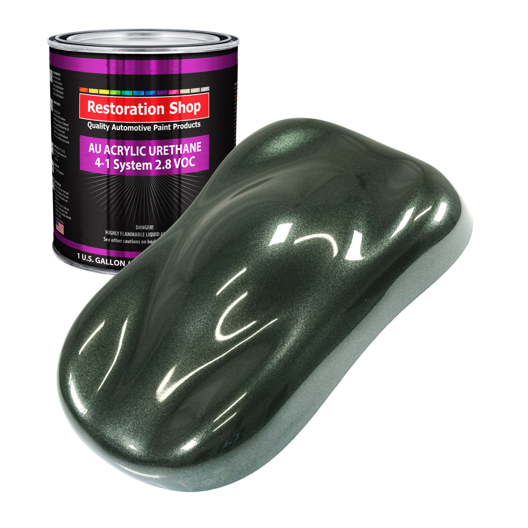 Fathom Green Firemist Acrylic Urethane Auto Paint - Gallon Paint Color Only - Professional Single Stage Gloss Automotive Car Truck Coating 2.8 VOC