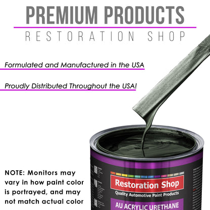 Fathom Green Firemist Acrylic Urethane Auto Paint - Quart Paint Color Only - Professional Single Stage High Gloss Automotive Car Truck Coating 2.8 VOC