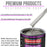 Firemist Pewter Silver Acrylic Urethane Auto Paint - Quart Paint Color Only - Professional Single Stage Gloss Automotive Car Truck Coating 2.8 VOC