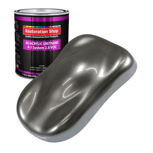 Charcoal Gray Firemist Acrylic Urethane Auto Paint - Gallon Paint Color Only - Professional Single Stage Gloss Automotive Car Truck Coating, 2.8 VOC