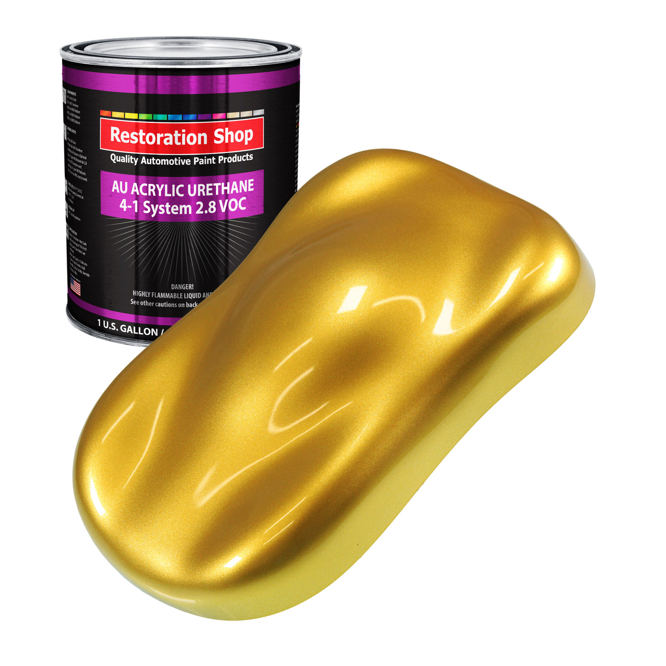 Acrylic Urethane Paint - Saturn Gold Firemist