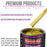 Saturn Gold Firemist Acrylic Urethane Auto Paint - Quart Paint Color Only - Professional Single Stage High Gloss Automotive Car Truck Coating, 2.8 VOC