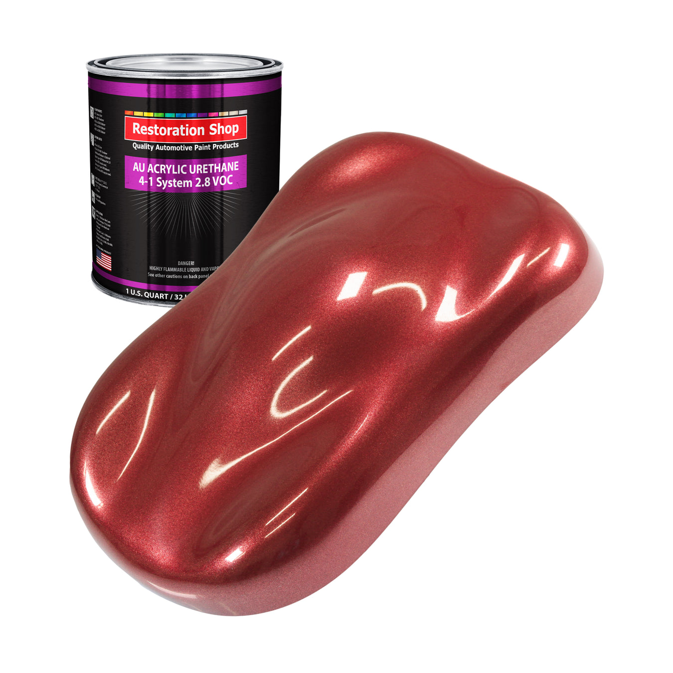 Acrylic Urethane Paint - Firemist Red