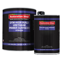 1.25 Gallon 2K High Build Primer Automotive Paint Kit - 1 Gal. Gray Urethane Primer Surfacer, 1 Qt Hardener, 4:1 Mix Ratio