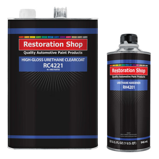 Low VOC High Gloss Urethane Clearcoat Gallon Kit for Basecoat Auto Paint System