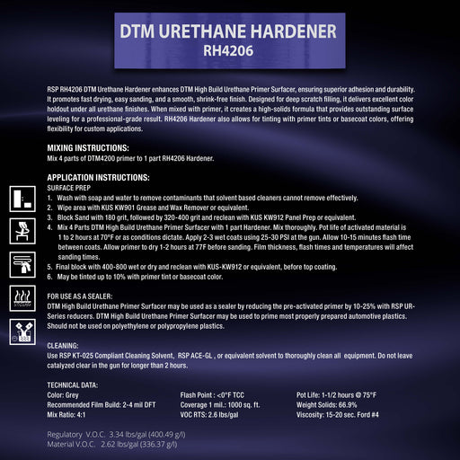 DTM Urethane Hardener, Half Pint