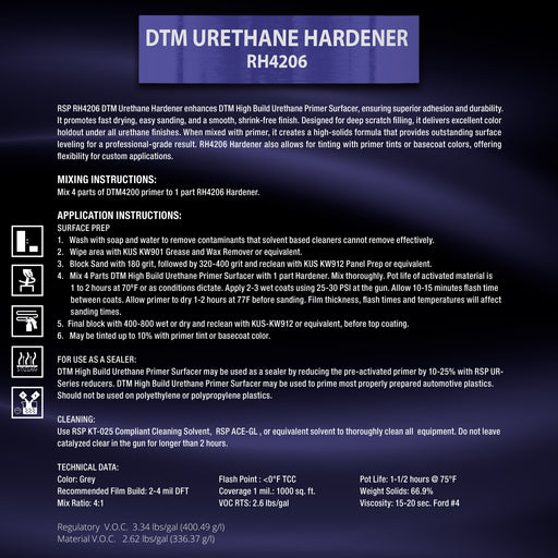 DTM Urethane Hardener, Quart