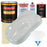 Classic White - Urethane Basecoat with Premium Clearcoat Auto Paint - Complete Fast Gallon Paint Kit - Professional High Gloss Automotive Coating