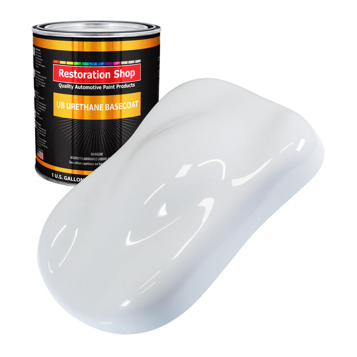 Winter White - Urethane Basecoat Auto Paint - Gallon Paint Color Only - Professional High Gloss Automotive, Car, Truck Coating