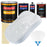 Winter White - Urethane Basecoat with Clearcoat Auto Paint - Complete Slow Gallon Paint Kit - Professional High Gloss Automotive, Car, Truck Coating