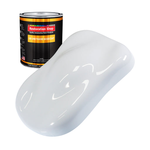 Winter White - Urethane Basecoat Auto Paint - Quart Paint Color Only - Professional High Gloss Automotive, Car, Truck Coating