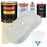 Linen White - Urethane Basecoat with Premium Clearcoat Auto Paint - Complete Slow Gallon Paint Kit - Professional High Gloss Automotive Coating