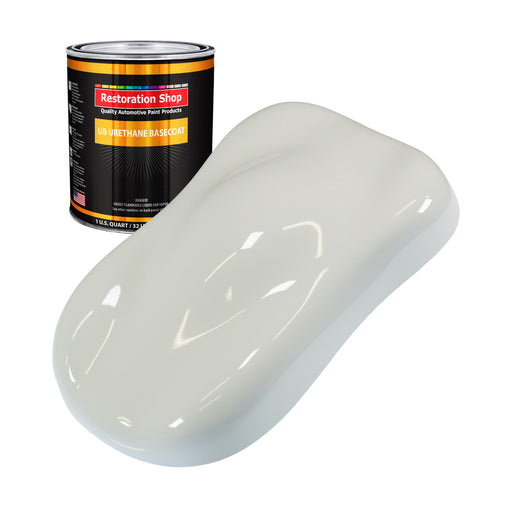 Linen White - Urethane Basecoat Auto Paint - Quart Paint Color Only - Professional High Gloss Automotive, Car, Truck Coating