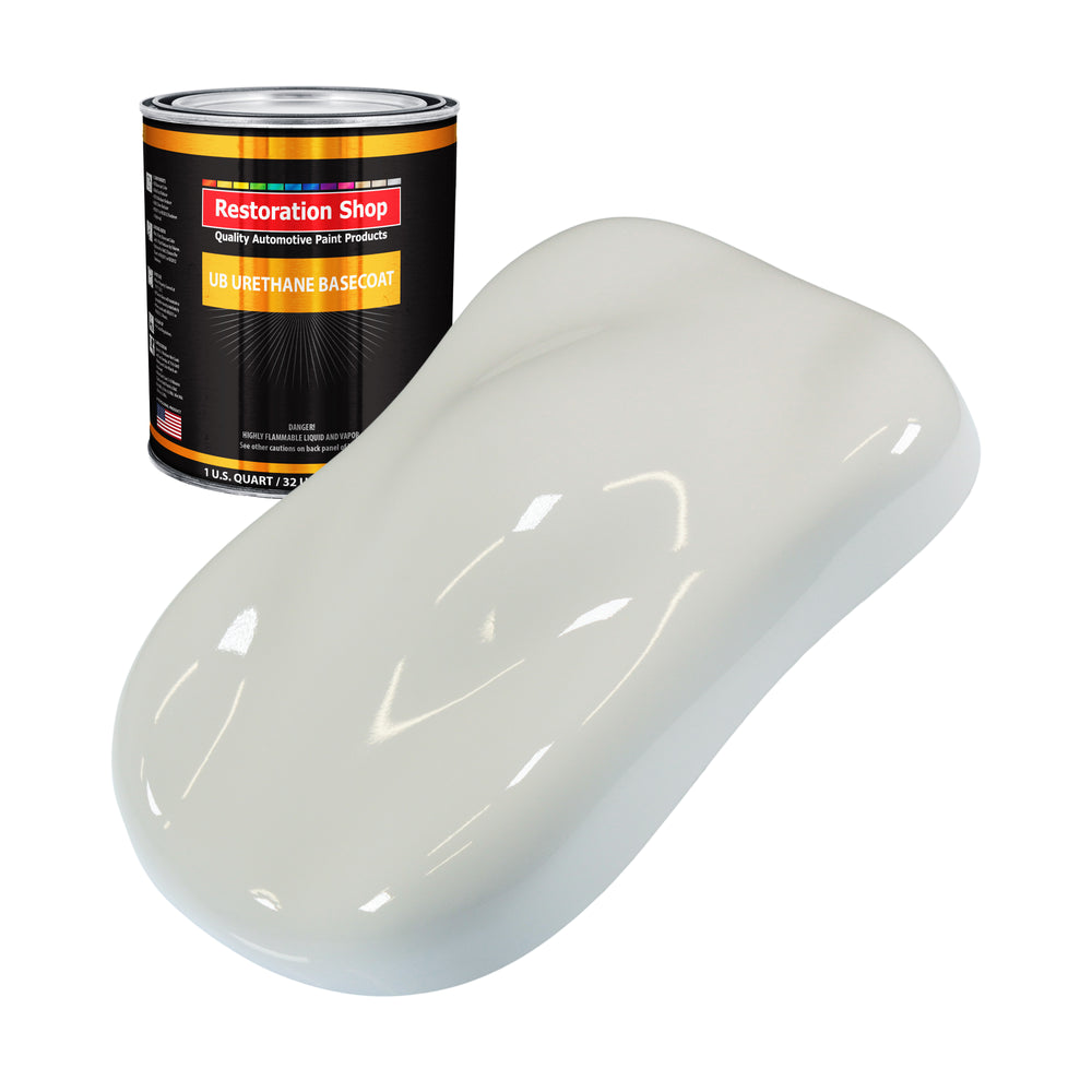 Linen White - Urethane Basecoat Auto Paint - Quart Paint Color Only - Professional High Gloss Automotive, Car, Truck Coating