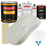 Ermine White Urethane Basecoat with European Clearcoat Auto Paint - Complete Gallon Paint Color Kit - Automotive Refinish Coating