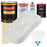 Pure White - Urethane Basecoat with Premium Clearcoat Auto Paint - Complete Slow Gallon Paint Kit - Professional High Gloss Automotive Coating