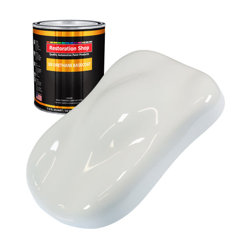 Pure White - Urethane Basecoat Auto Paint - Quart Paint Color Only - Professional High Gloss Automotive, Car, Truck Coating