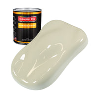Grand Prix White - Urethane Basecoat Auto Paint - Quart Paint Color Only - Professional High Gloss Automotive, Car, Truck Coating