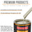 Performance Bright White - Urethane Basecoat with Clearcoat Auto Paint - Complete Medium Quart Paint Kit - Professional Automotive Car Truck Coating