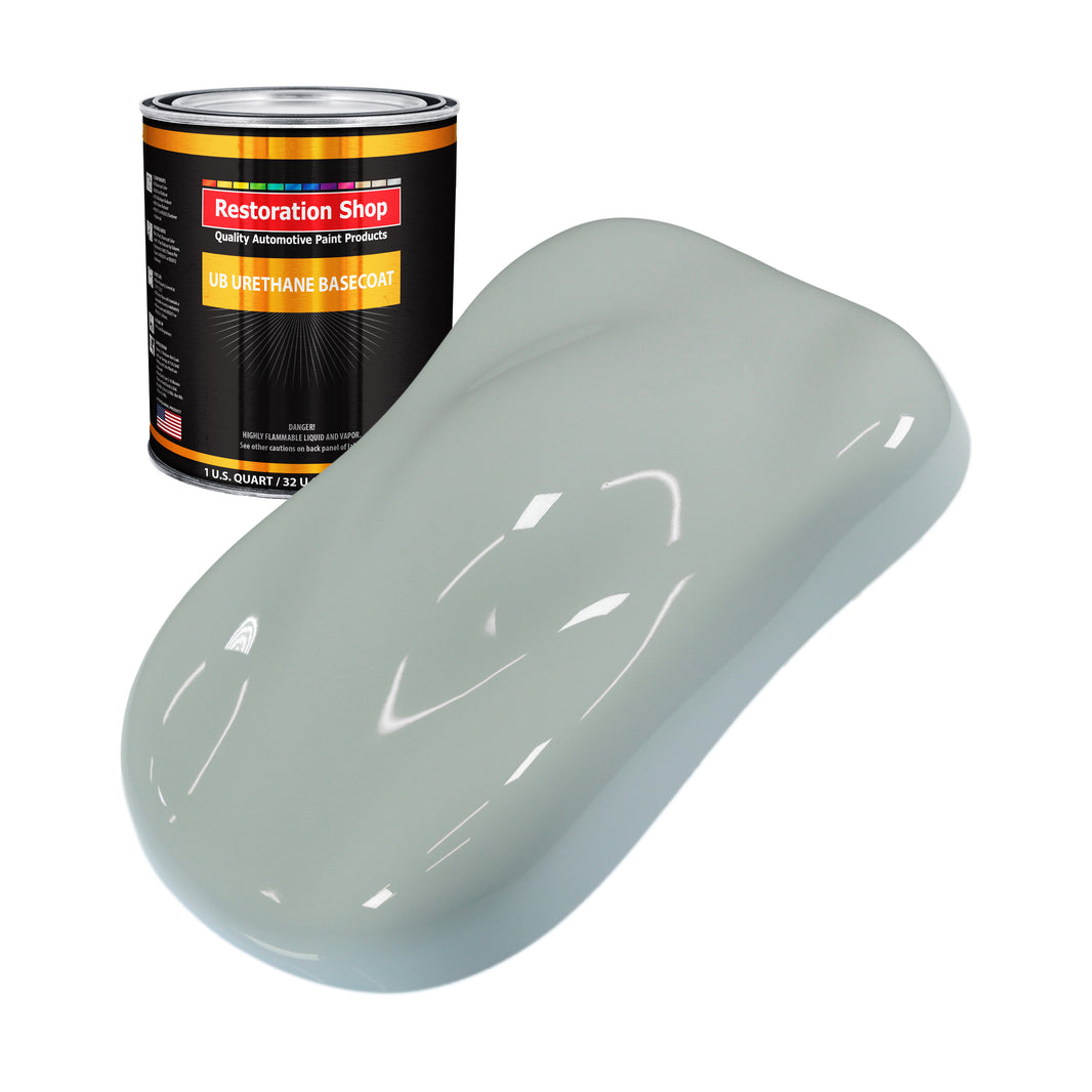 Fleet White - Urethane Basecoat Auto Paint - Quart Paint Color Only - Professional High Gloss Automotive, Car, Truck Coating