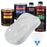 Championship White - Urethane Basecoat with Clearcoat Auto Paint - Complete Medium Quart Paint Kit - Professional Gloss Automotive Car Truck Coating