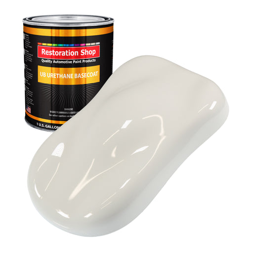Wispy White - Urethane Basecoat Auto Paint - Gallon Paint Color Only - Professional High Gloss Automotive, Car, Truck Coating
