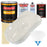 Wispy White - Urethane Basecoat with Premium Clearcoat Auto Paint - Complete Fast Gallon Paint Kit - Professional High Gloss Automotive Coating