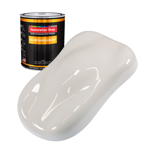 Oxford White - Urethane Basecoat Auto Paint - Quart Paint Color Only - Professional High Gloss Automotive, Car, Truck Coating