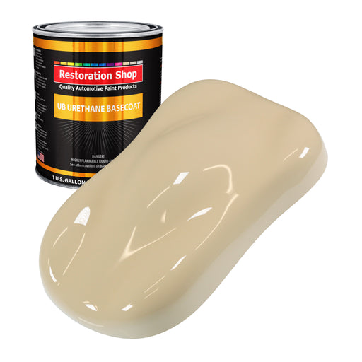 Ivory - Urethane Basecoat Auto Paint - Gallon Paint Color Only - Professional High Gloss Automotive, Car, Truck Coating
