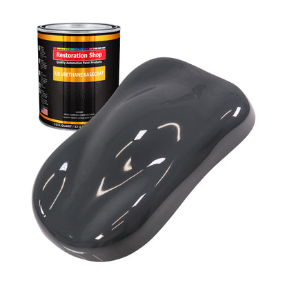Machinery Gray - Urethane Basecoat Auto Paint - Quart Paint Color Only - Professional High Gloss Automotive, Car, Truck Coating