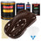 Dark Brown - Urethane Basecoat with Clearcoat Auto Paint - Complete Medium Gallon Paint Kit - Professional High Gloss Automotive, Car, Truck Coating