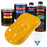 Citrus Yellow - Urethane Basecoat with Clearcoat Auto Paint - Complete Medium Quart Paint Kit - Professional High Gloss Automotive, Car, Truck Coating