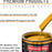 Citrus Yellow - Urethane Basecoat with Clearcoat Auto Paint - Complete Slow Gallon Paint Kit - Professional High Gloss Automotive, Car, Truck Coating