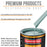 Diamond Blue - Urethane Basecoat with Premium Clearcoat Auto Paint - Complete Medium Quart Paint Kit - Professional High Gloss Automotive Coating