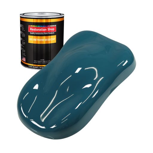 Transport Blue - Urethane Basecoat Auto Paint - Quart Paint Color Only - Professional High Gloss Automotive, Car, Truck Coating