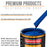 Reflex Blue - Urethane Basecoat with Clearcoat Auto Paint - Complete Fast Gallon Paint Kit - Professional High Gloss Automotive, Car, Truck Coating