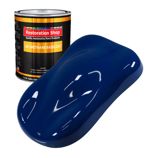 Marine Blue - Urethane Basecoat Auto Paint - Gallon Paint Color Only - Professional High Gloss Automotive, Car, Truck Coating